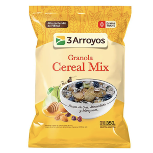Granola cereal mix marca ''3 arroyos''
