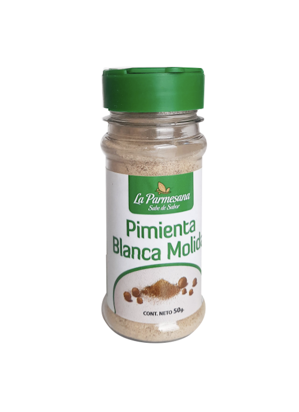 Condimento marca ''La parmesana'' pimienta blanca molida
