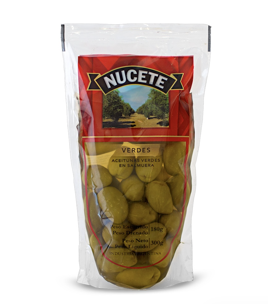 Aceitunas verdes marca ''Nucete''