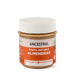 Pasta untable de almendras marca ''Ancestral''