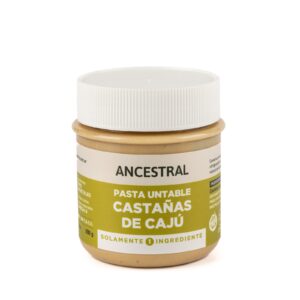 Pasta untable de castañas de cajú marca ''Ancestral''