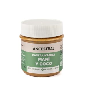 Pasta untable de maní y coco marca ''Ancestral''