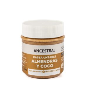 Pasta untable de almendras y coco marca ''Ancestral''
