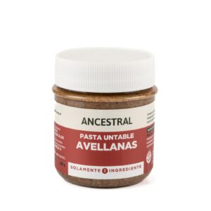 Pasta untable de avellanas marca ''Ancestral''