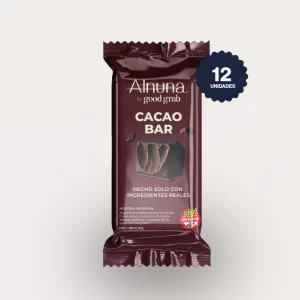 Barrita marca ''Alnuna'' sabor cacao bar