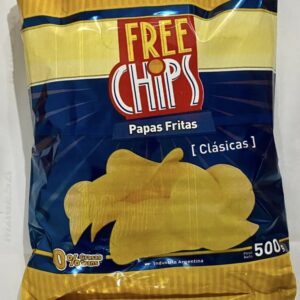 Papas fritas marca ''Free chips''