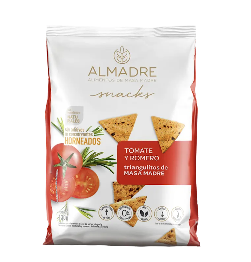 Snacks marca ''Almadre''