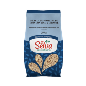 Mezcla de proteina de soja con lino y girasol marca ''La selva''