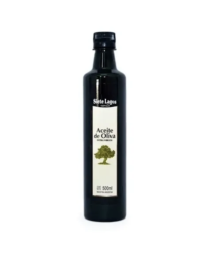 Aceite de oliva marca ''Siete lagos''
