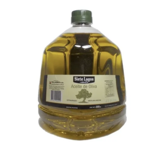 Aceite de oliva marca ''Siete lagos''