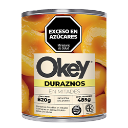 Durazno marca “Okey”