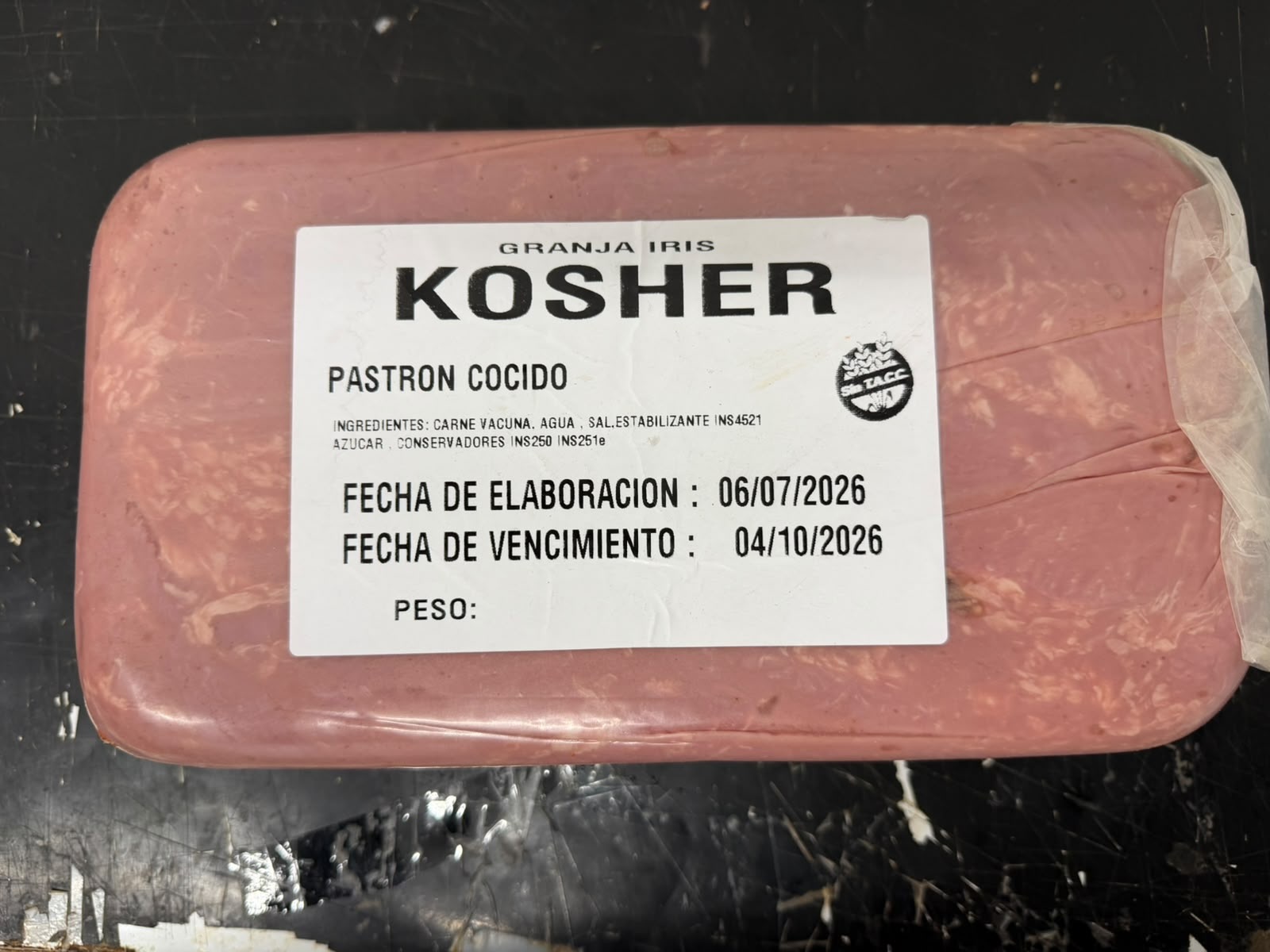 Pastron cocido