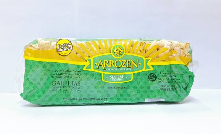 Galletas de arroz marca ''Arrozen''