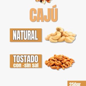 Cajú tostado ''Sabores orientales''