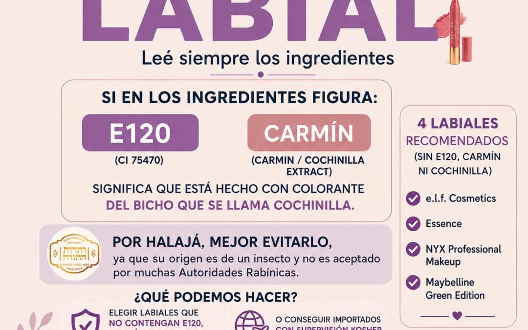 Elegí tu labial Mehadrin