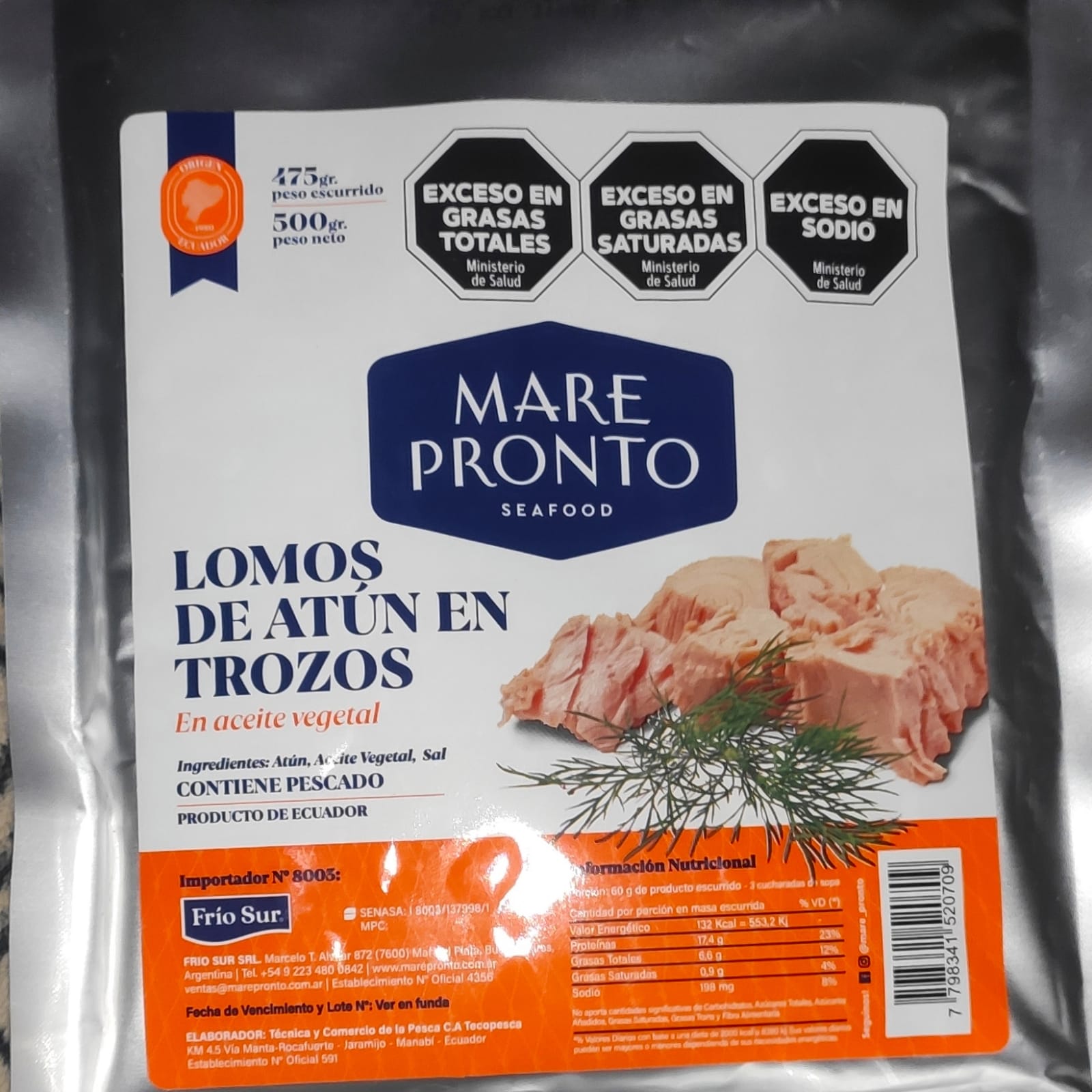 Atun marca ''Mare pronto''
